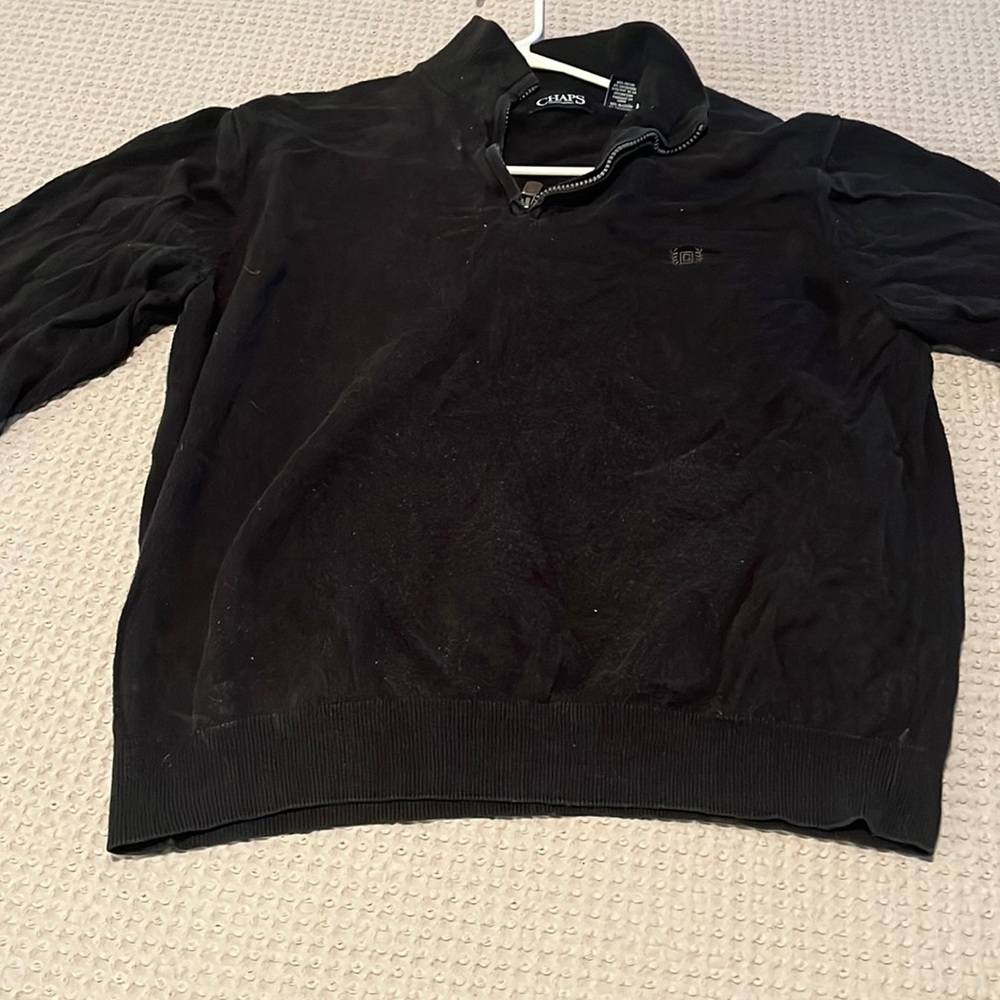 Chaps Sweater - Quarter-Zip (Mens)